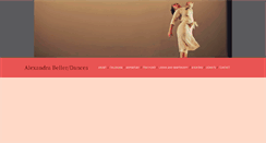 Desktop Screenshot of alexandrabellerdances.org